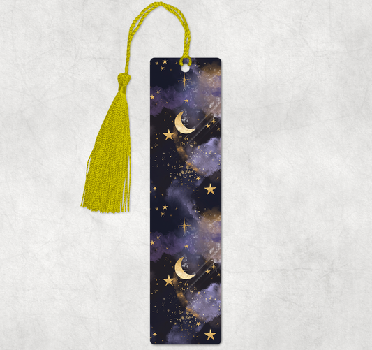 Crescent Moon bookmark  (Aluminum) 1.5x6 inch
