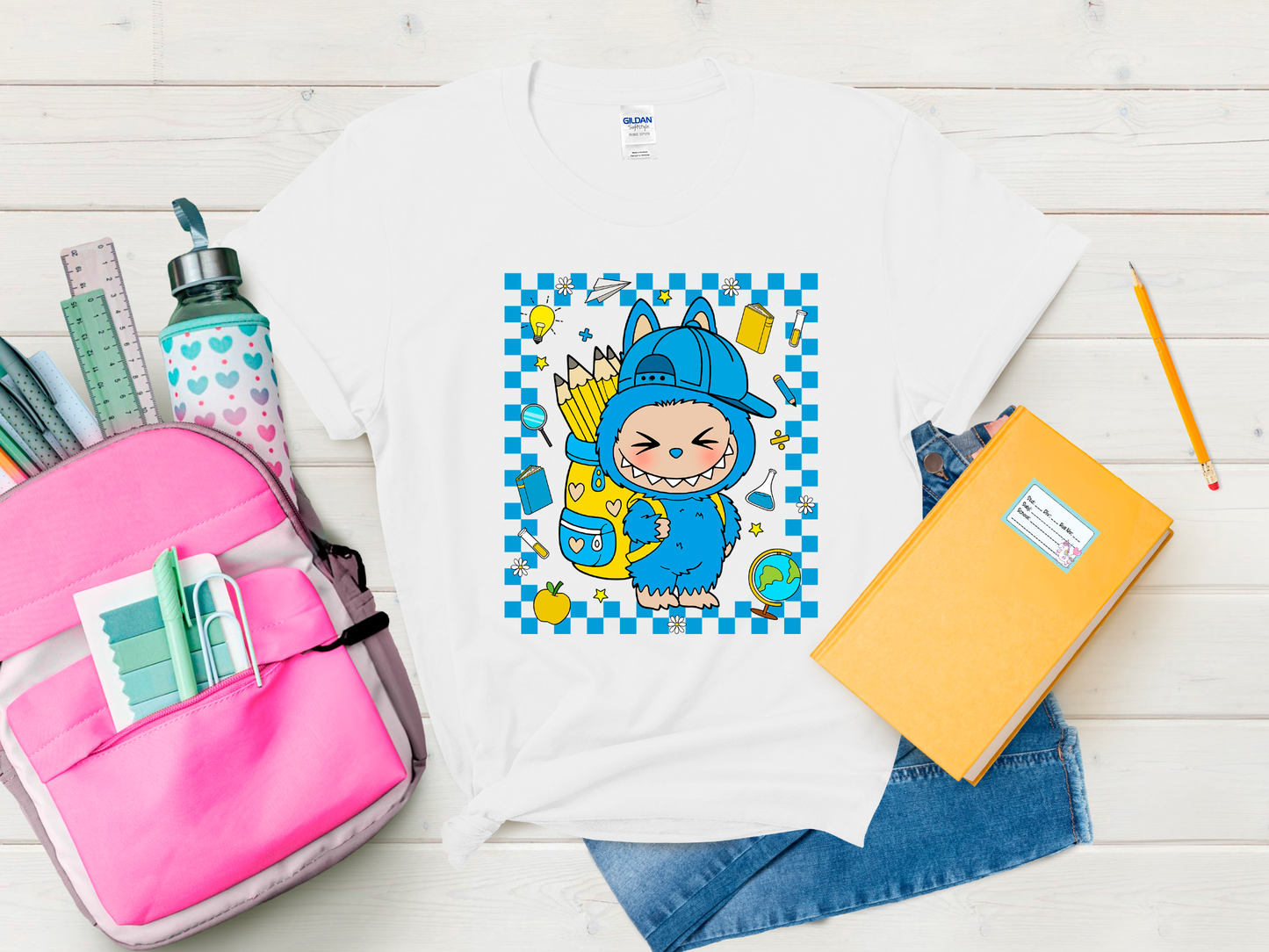 "Back to School Blue Monster" Shirt - Youth Only