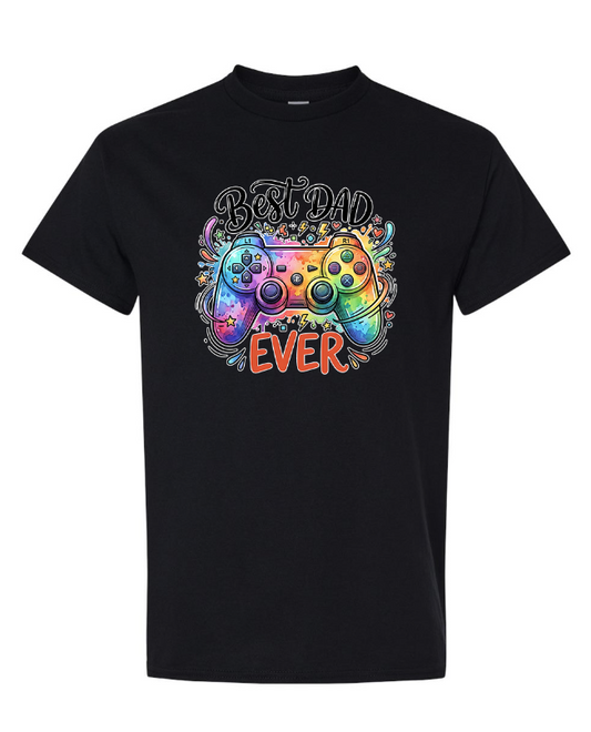 Best Dad Ever Gamer Shirt