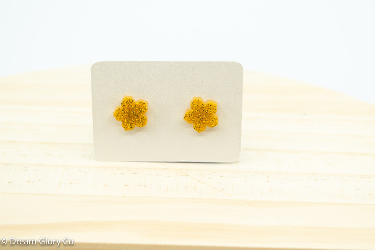 Flower Gold earrings