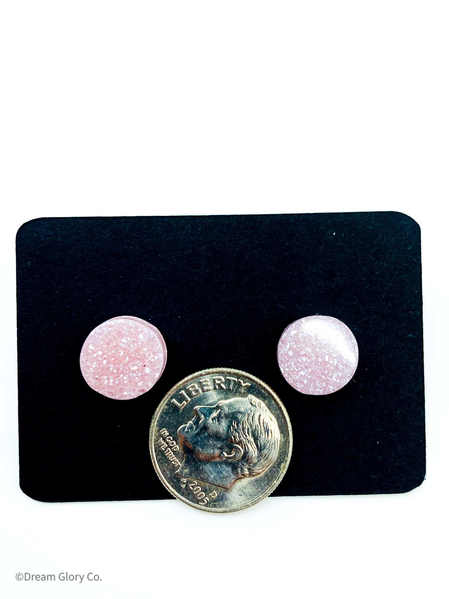 Oleander Pink Circle earrings