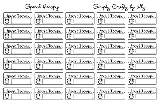 Speech therapy