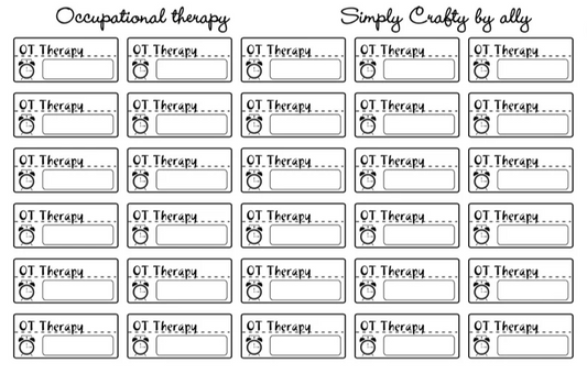Occupational therapy