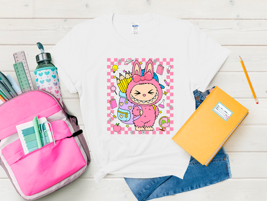 "Back to School Pink Monster" Shirt - Youth Only