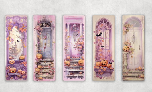 Enchanted Pumpkin Path (laminated cardstock)