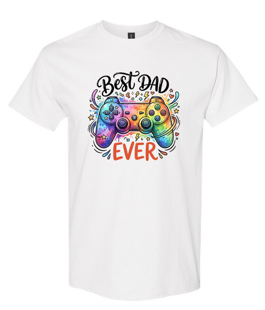 Best Dad Ever Gamer Shirt