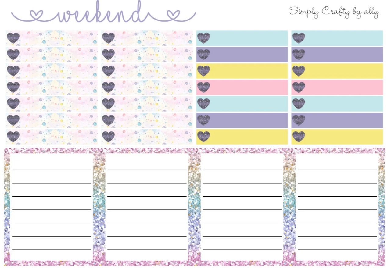 Candy-Themed Planner Sticker Kit – 9 Sheets | Foiled Date Covers | Vertical Planner Stickers
