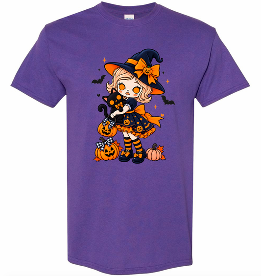 Molly Witch with cat