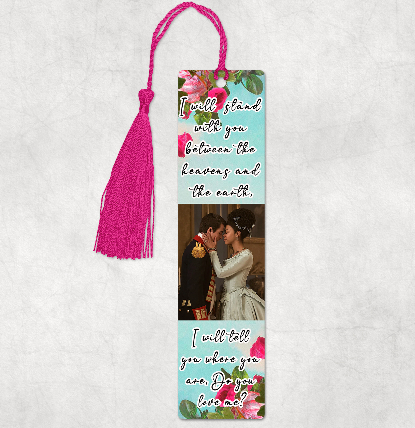 Rose Pink Romance Bookmarks