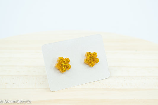 Flower Gold earrings