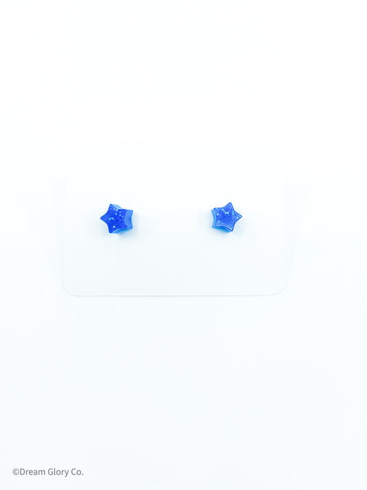 Blue Mini Stars earrings