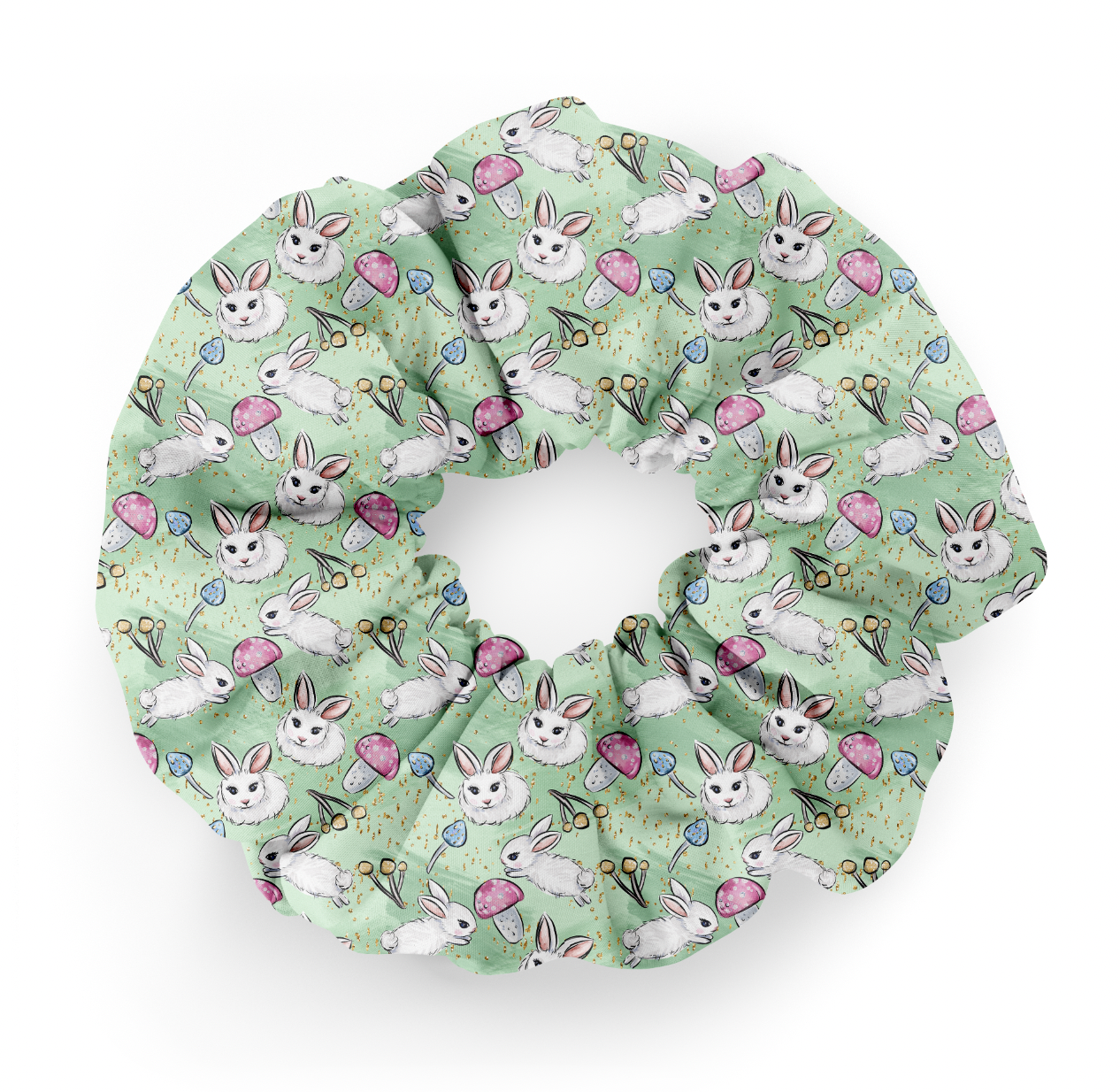 Bunny Garden Scrunchies