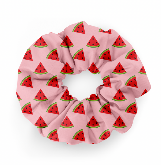 Pink Watermelon Scrunchies