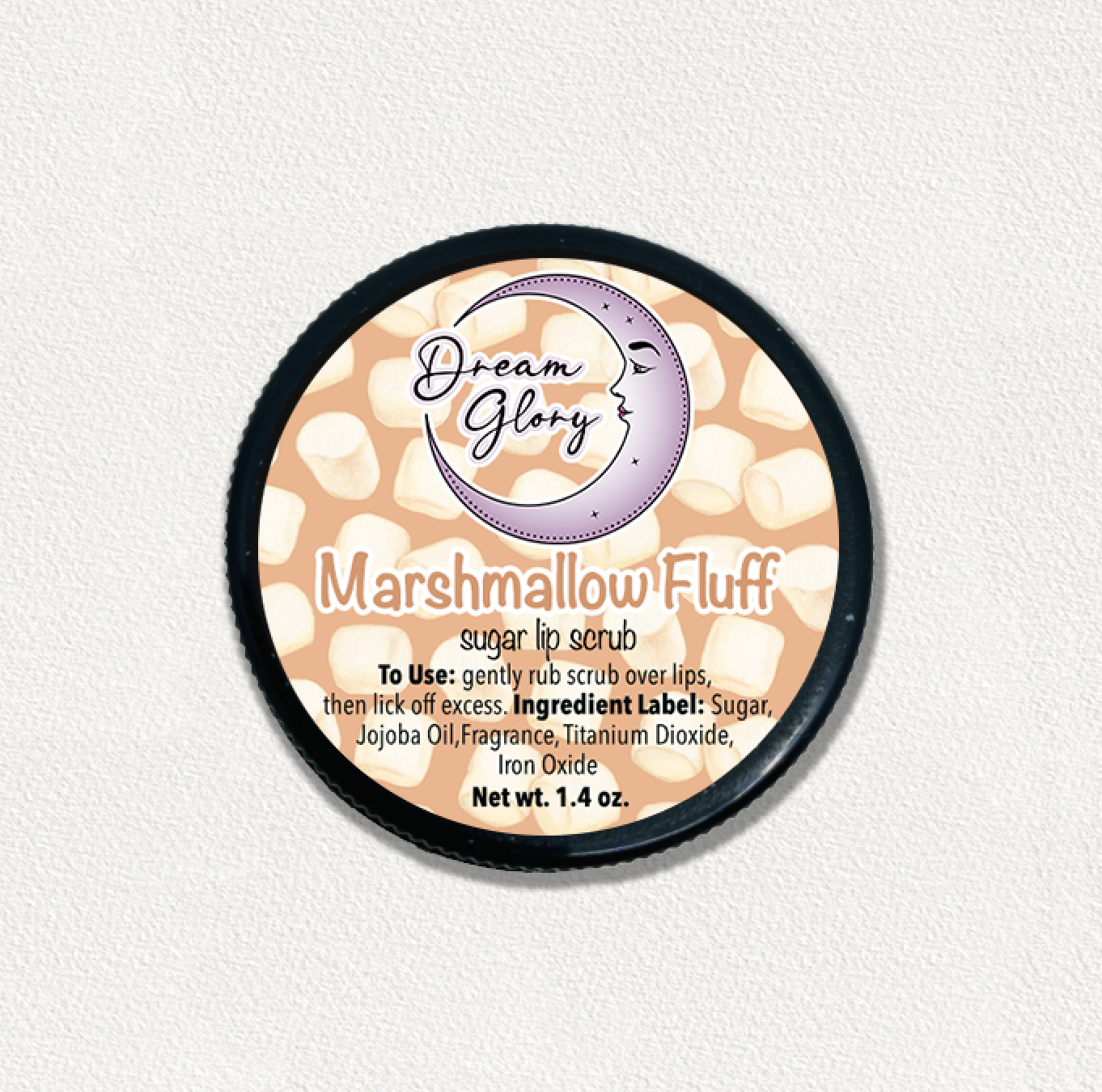 Marshmallow Fluff Sugar lip scrub