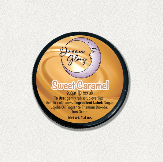 Sweet Caramel Sugar lip scrub