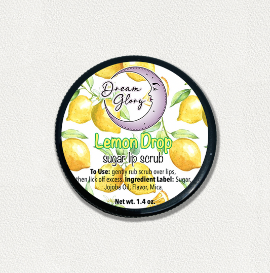 Lemon Drop Sugar lip scrub